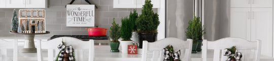 Farmhouse Christmas in Red + Black