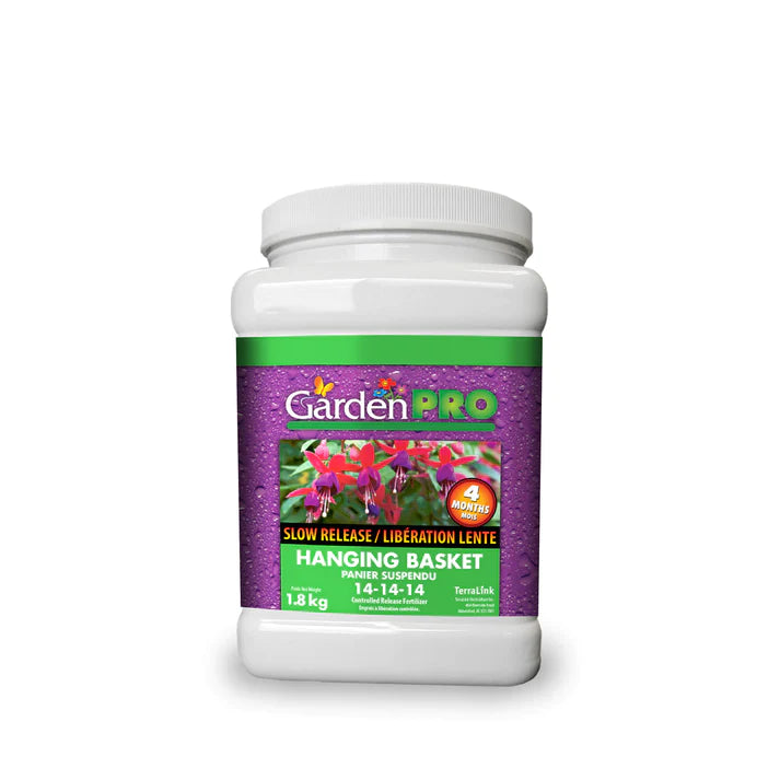 GardenPRO Slow Release Container and Hanging Basket Fertilizer 14-14-14 1.8kg
